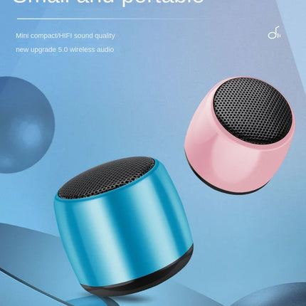 Small Wireless Bluetooth Speaker Mini Mobile Phone Subwoofer Outdoor Portable Audio Big Sound Loundspeaker