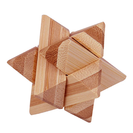 Wooden Puzzle Games Brain Teasers Toy 3D Puzzles for Teens and Adults Logic Puzzle Wood Magic Cube Brain Teaser Assembling Toys