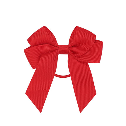 2/1Pcs Sweet Hair Ribbon Hair Band for Girls Toddler Cheer Bow Head Rope Kids Headwear Double Ponytail Support Hair Accessories