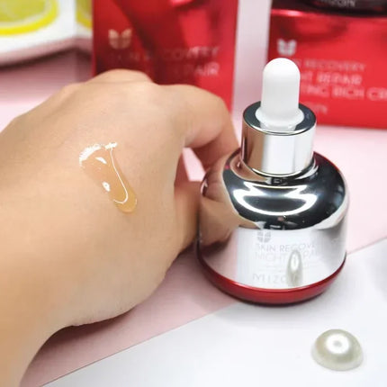 Korea Mizon Skin Recovery Night Repair Melting Rich Serum Cream Luxury Anti-aging Face Lifting Firming Brighten Facial Skin Care