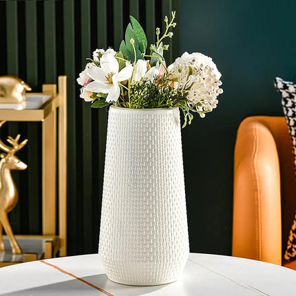 NordicStyle Plastic Vase Floral Dried Flowers Pampas Grass Large Decor Natural Wedding Flowers Bouquet For Home Decor