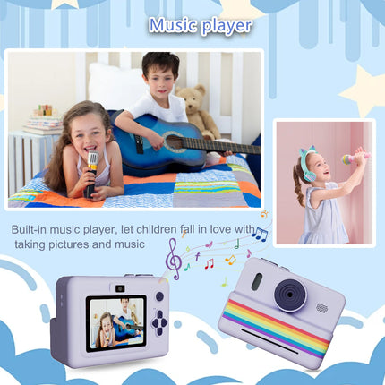 Instant Print Camera For Photography Mini Printer Portable Thermal Digital Children Photo Kids Camera 2.8inch HD Video Toy Gifts