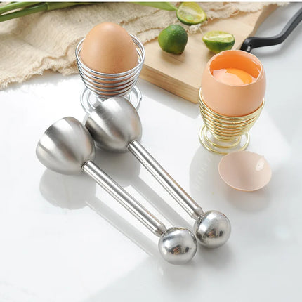 1pc Spring Egg Holder Cup Stainless Steel Elastic Steamed Egg Rack Rice Layer  Boiled Egg Storage Stand Tray Kitchen Tools