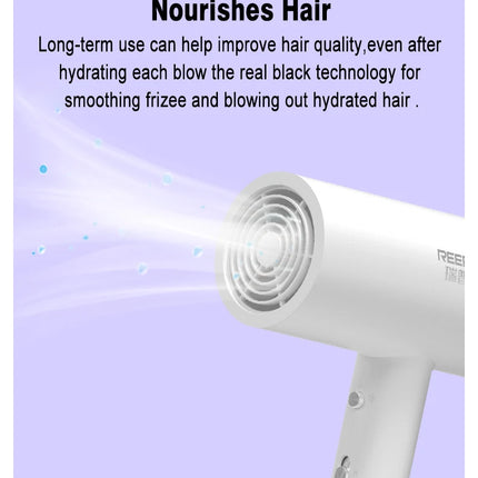 1800W Hair Dryer Mini Portable Blow Dryer Strong Wind Hair Care Professinal Quick Dry Home Salon Travel Styling Tool Device