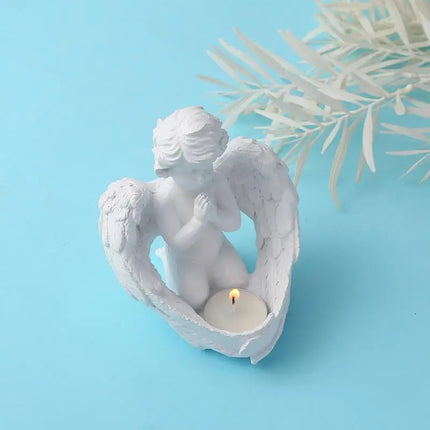 3D Angel Wings Candle Holder Silicone Mold Storage Box Jewelry Organizer Silicone Molds for Soap Epoxy Resin DIY Home Decoration