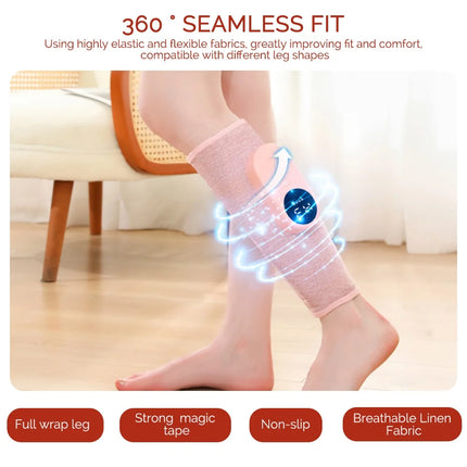 Electric Leg Massager Wireless Calf Massager Legs Relaxation Air Pressure Kneading Massage Device Airbag Vibration Leg Massager