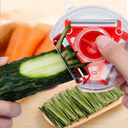 New 3 in 1 Magic Trio Peeler Set Slicer Shredder Peeler Julienne Cutter Multi Peel Blade Zesters Grater Kitchen Tool Accessories