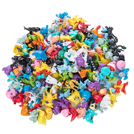 24-144pcs Pokemon Action Figure Pikachu Anime Model 2-3CM Ornamental Decoration Mini Model Doll Toy Kids Christmas Gifts