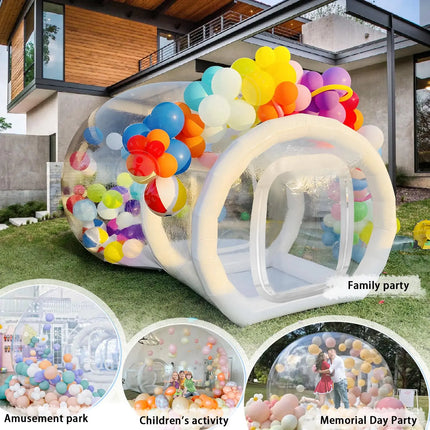 Inflatable Balloons Bubble House Outdoor 8.2/10FT Commercial Grade PVC Bubble Tent House With Blower Clear Bubble House Tent