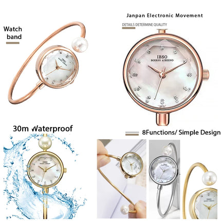 Elegant Silver Women Bracelet Watch Luxury Diamond Hand Clock Female Waterproof Famous Brand Fashion Ladyies Bangle Wristwatch