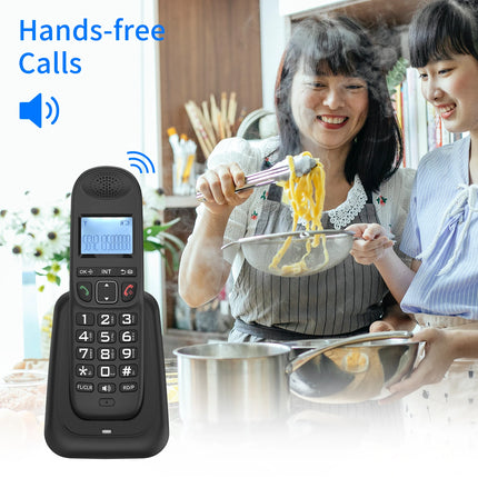 Expandable Cordless Phone System with 3 Lines Display Caller ID Hands-free Calls Intercom Conference Call Mute Function