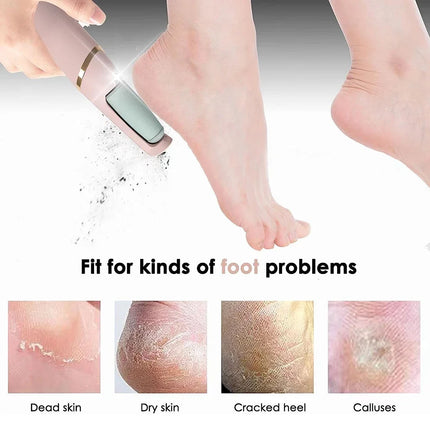 Electric Foot Callus Remover Foot Dead Skin Remover Rechargeable Foot Scrubber Grinder Professional Pedicure Tools Feet Care