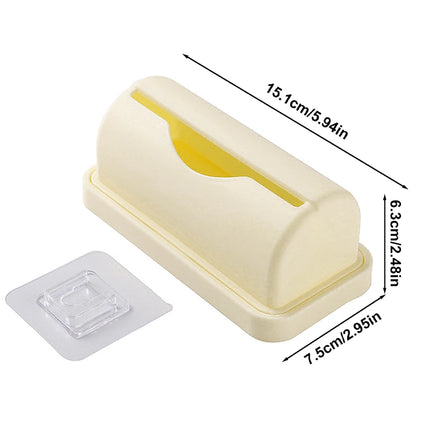 Wall Mounted Trash Bags Storage Box Garbage Bag Dispenser for Kitchen Bathroom Grocery Bag Holder Kitchen Plastic Bags Container