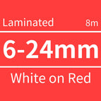 White on Red / 9mm