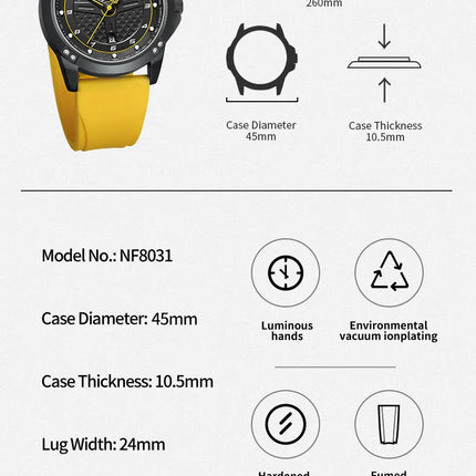 NAVIFORCE Top Brand Lover’s Watches for Men and Women Fashion Wristwatches Waterproof Date Clock Couple Watch Gifts Set for Sale