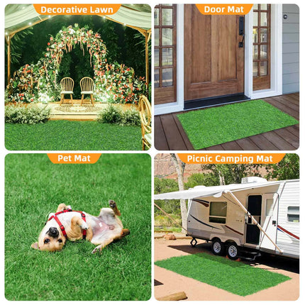 Artificial Grassland Simulation Moss Lawn Turf Fake Green Grass Mat Carpet Indoor Outdoor DIY Micro Landscape Home Floor Decor