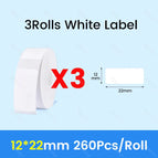 3Rolls 12x22mm