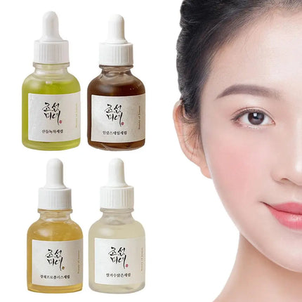 30ml Korean Green Tea Ginseng Rice Essence Hydrating Niacinamide Arbutin Moisturizing Liquid Ampere Serum Skin Care