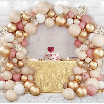 Tender Pink Gold Balloon Garland Arch Kit Wedding Birthday Party Decoration Adult Kids Baby Shower Decor Ballon Wedding Supplies