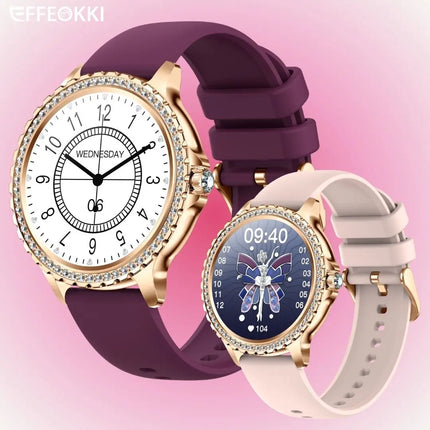 Female Smartwatch Women Wristwatch For Woman 1.32" Full Touch Call Reminder Sleep Monitoring Activity Tracker Connected Watch