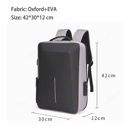 Laptop Backpack Anti-theft Waterproof School Backpacks with USB Charging Travel Laptop Bag Hard Shell Computer Backpack 17 Inch