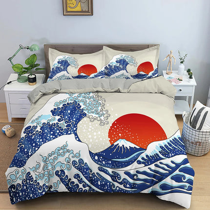 Toy Print Bedding Set Dot Building Blocks Comforter Cover Kids Boy Bed Cover Colorful Bricks Game Bedlinen Duvet Cover Set