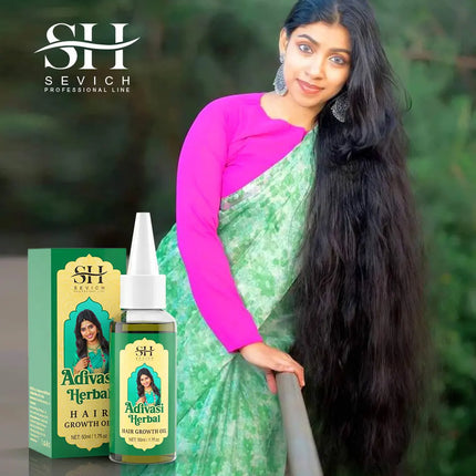 Ayurvedic Hair Growth Oil India Adivasi Organic Hair Growth Serum Anti Hair Loss Fast Regrowth Thicken Oils Hair Growth Products