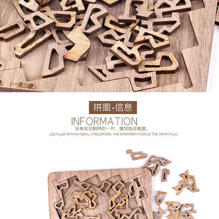 Impossible Adult Jigsaw Wooden Puzzles For Adults Games Brain Burning Wooden Puzzle Children 3D Puzzle Brain-teaser Puzzle Toys